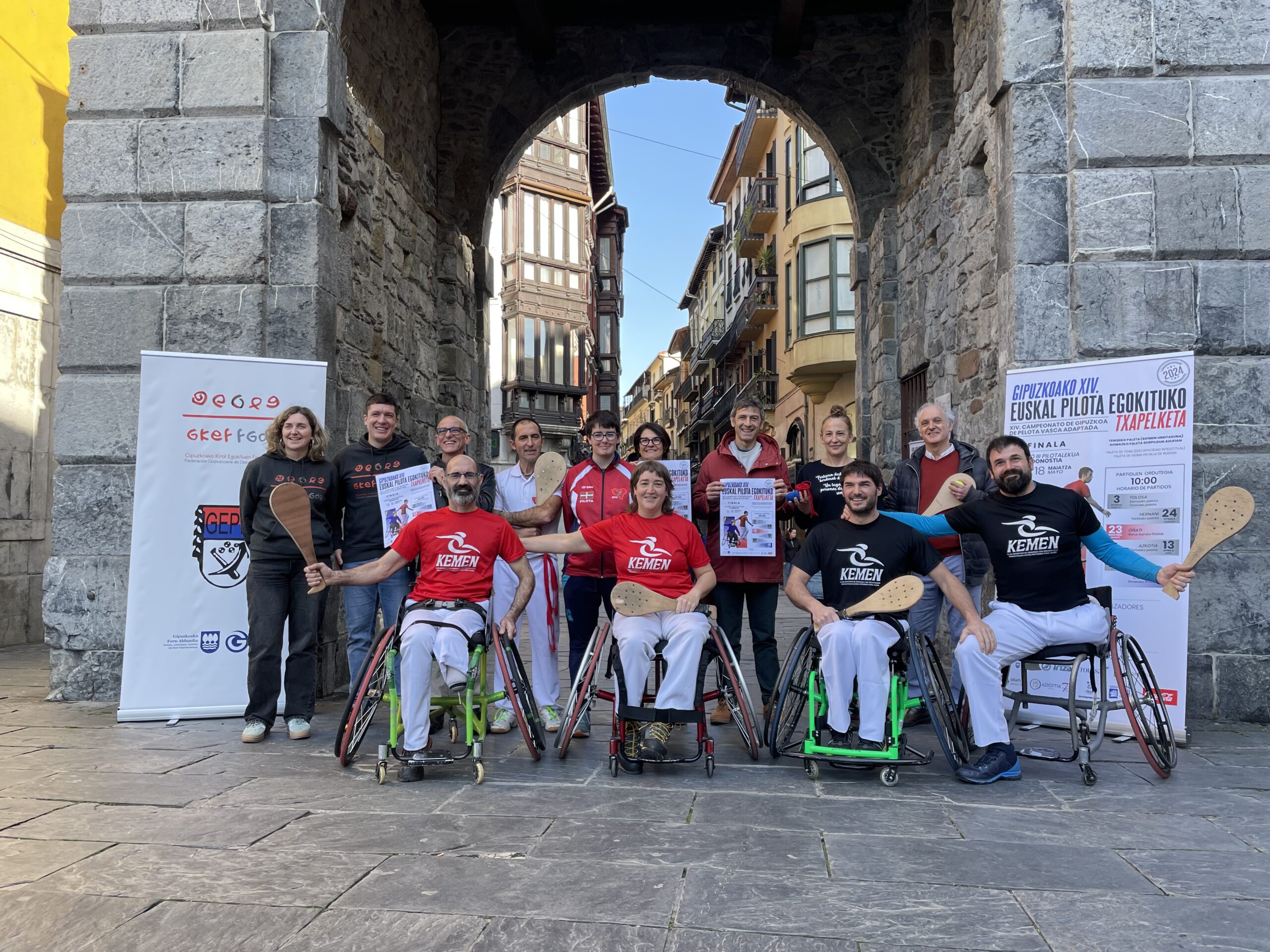 LLEGA EL XIV. CAMPEONATO DE GIPUZKOA DE PELOTA VASCA ADAPTADA - GKEF-FGDA